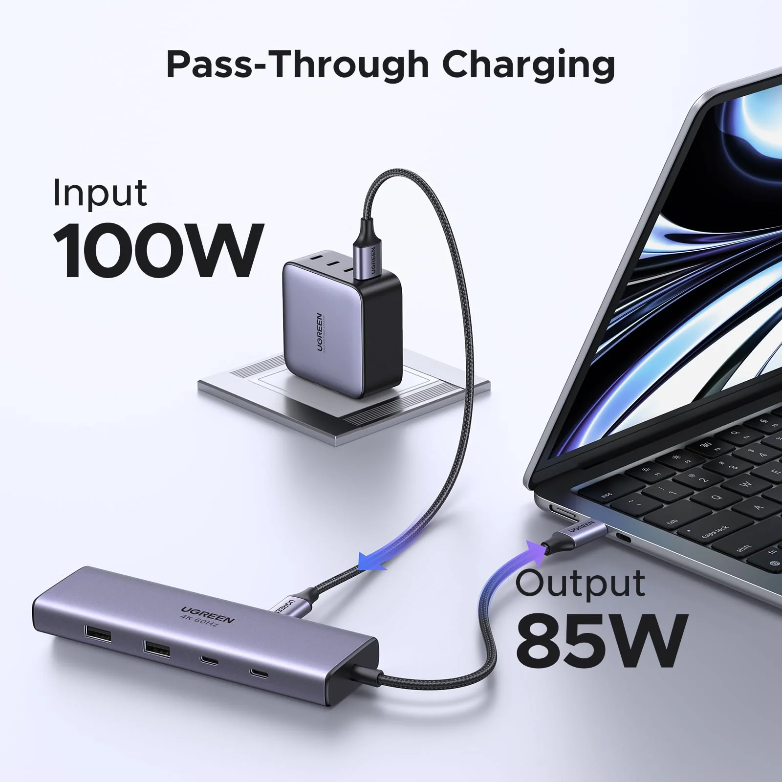 UGREEN Revodok 9 in 1 USB C Hub Gigabit Ethernet Adapter - Image 4