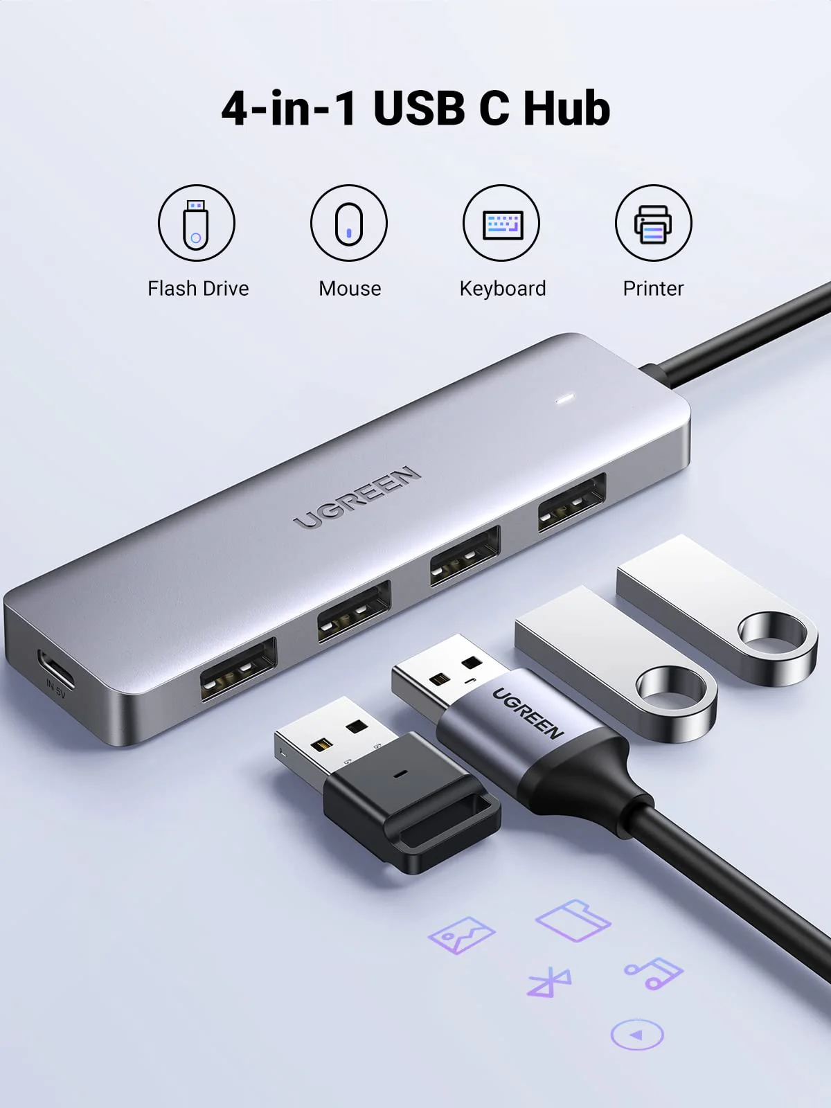 UGREEN USB C Hub 4 Ports, USB C to USB Hub - Image 3