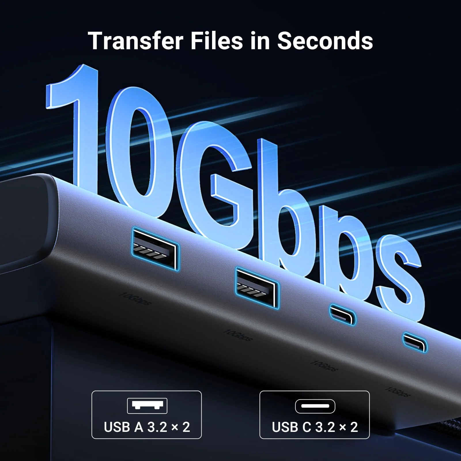 UGREEN 8 in 1 USB C 4K Docking Station Dual Monitor - Image 4