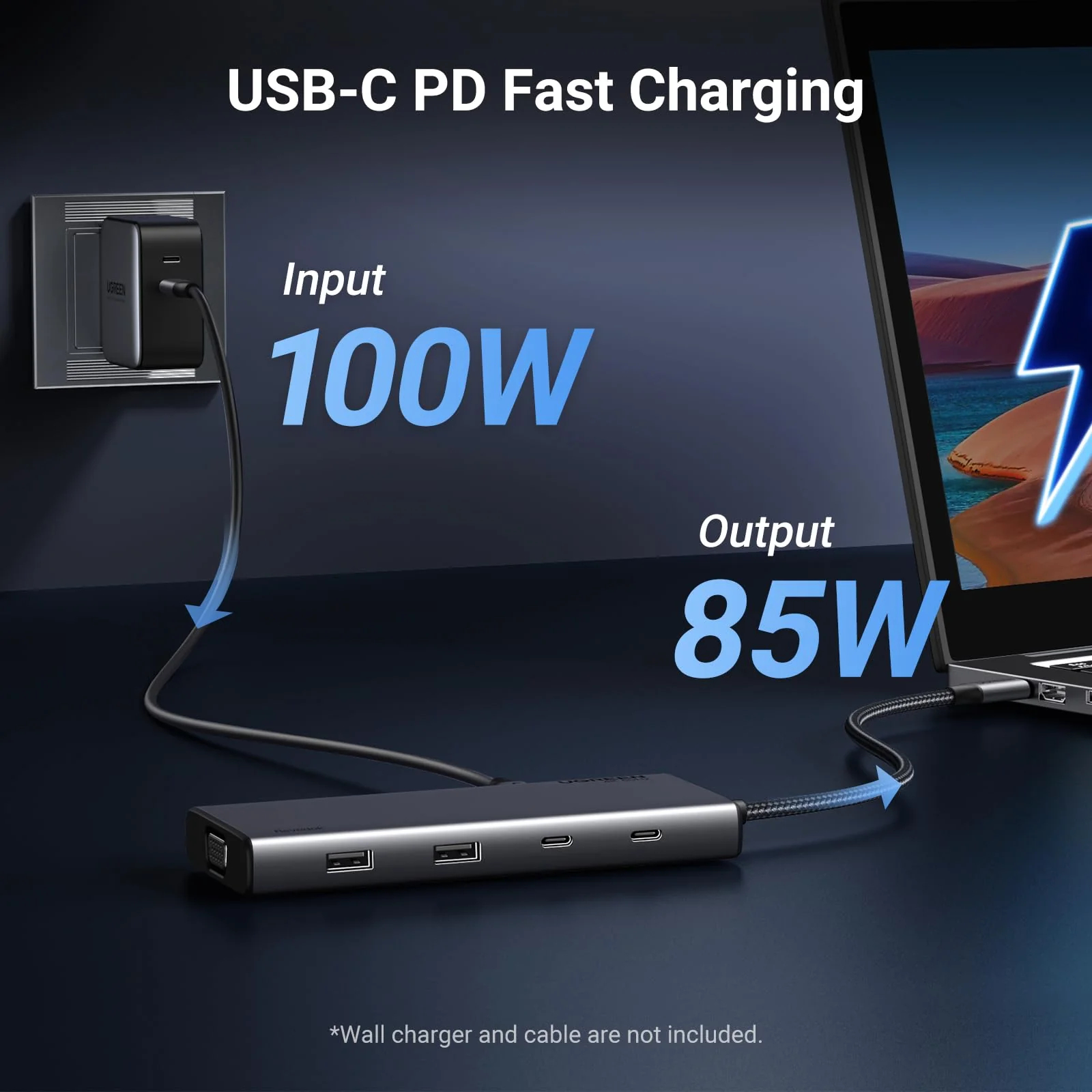 UGREEN 8 in 1 USB C 4K Docking Station Dual Monitor - Image 7