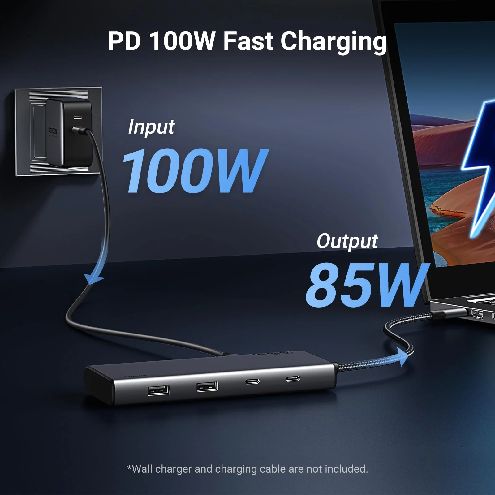 UGREEN 8 in 1 USB C Docking Station with Dual Monitor - Image 7