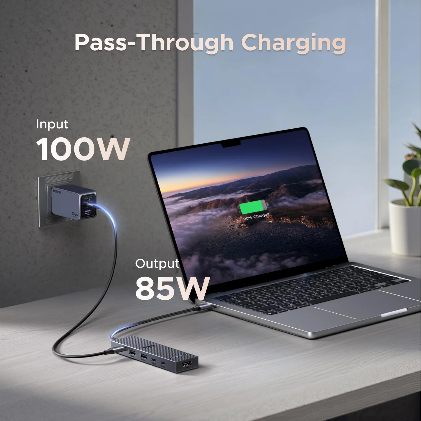 UGREEN Revodok Pro 106 4K@60Hz 10Gbps USB-C Hub - Image 5