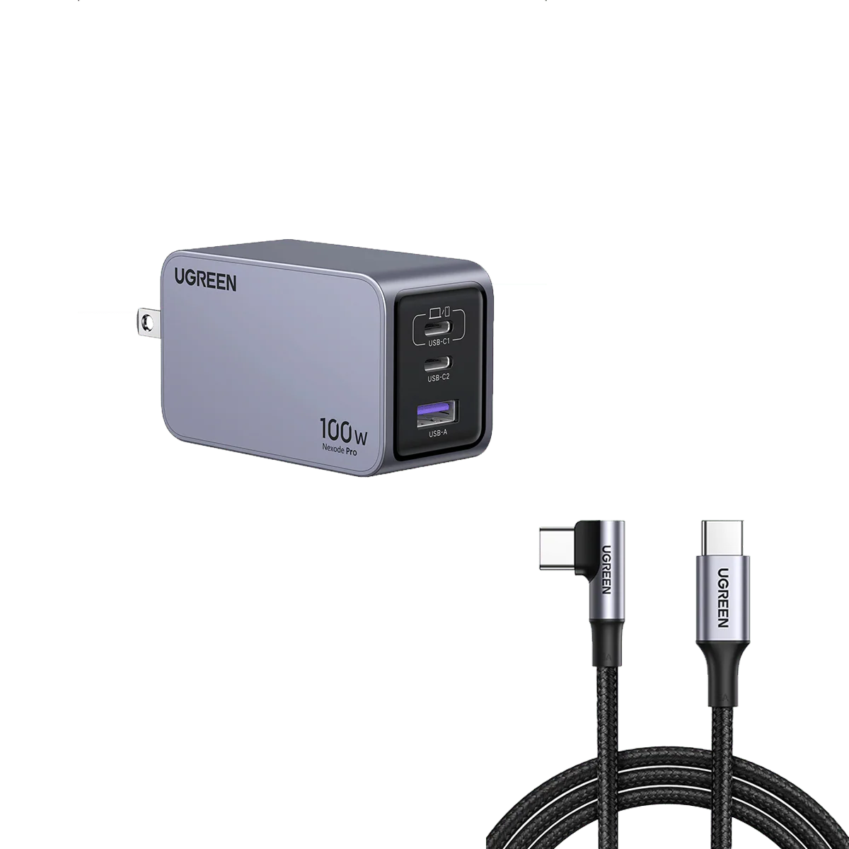 UGREEN Nexode Pro 100W 3-Port GaN Fast iphone Charger - Image 3