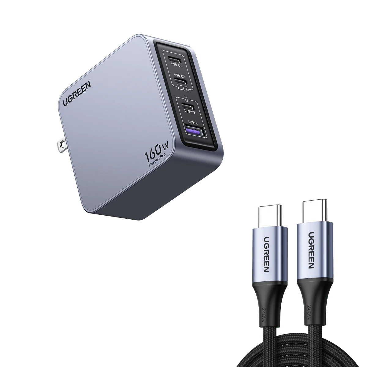 Nexode Pro 160W + 6.6FT 100W USB-C Cable 2 Pack - Image 11