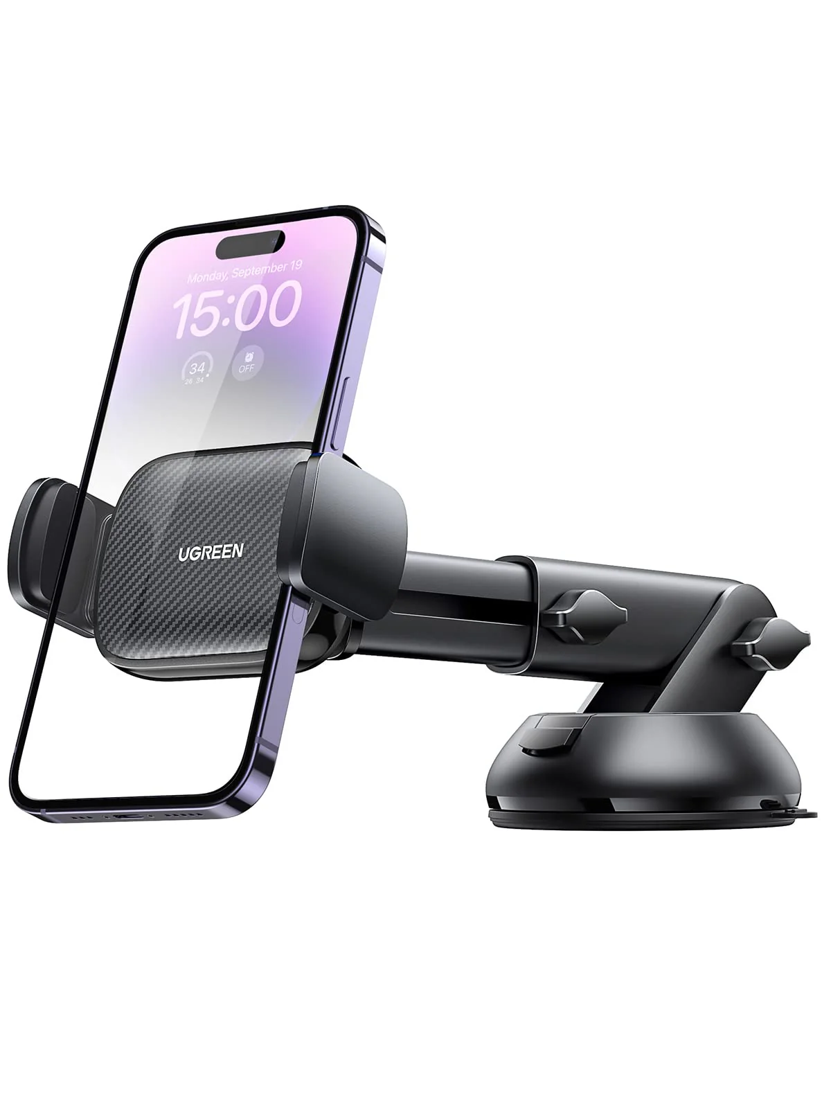 UGREEN Car Phone Holder (Telescopic Arm, 360° Rotation) - Image 8