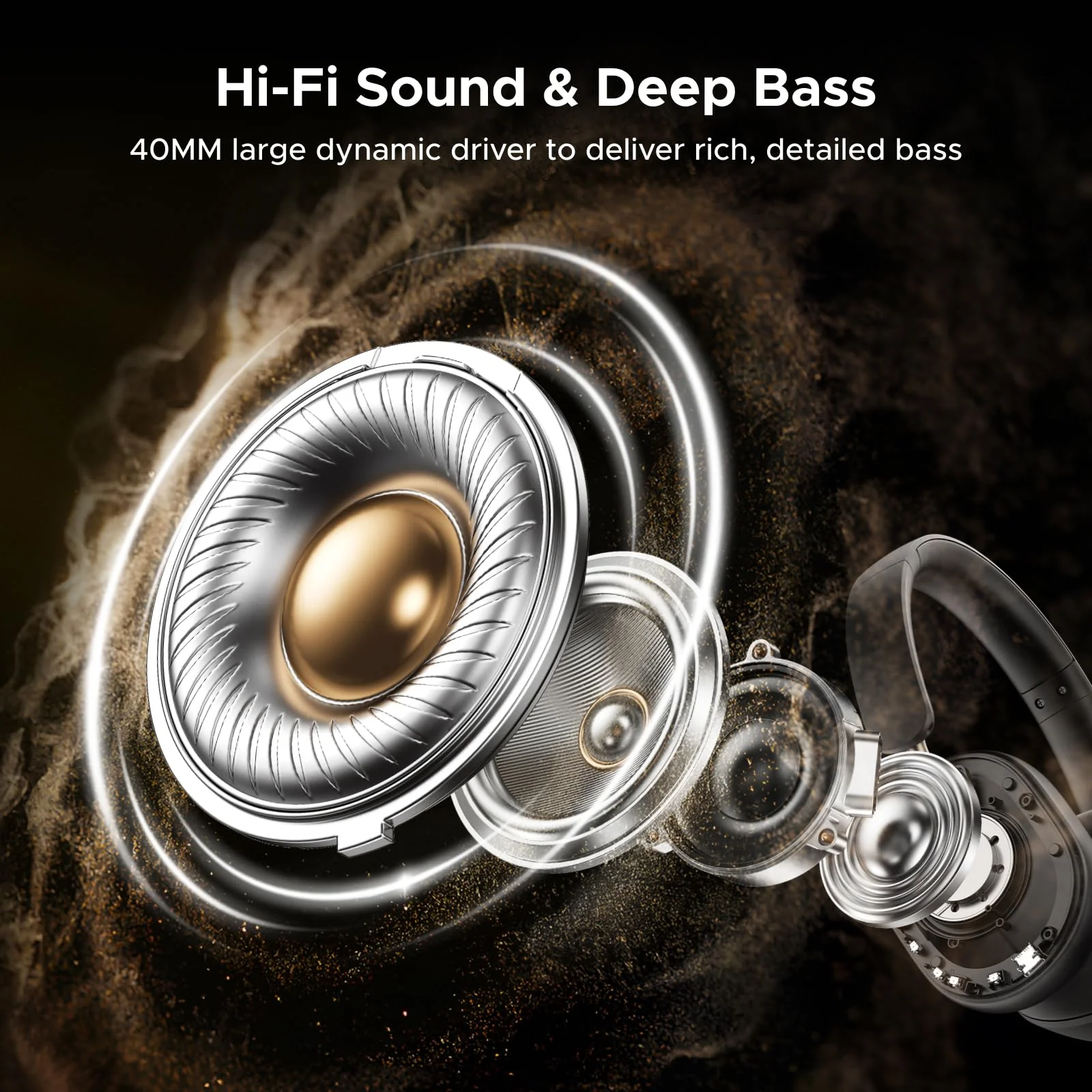 UGREEN HiTune MAX 5C  Bluetooth Headphones (Over-Ear, Noise-Canceling, Hi-Res) - Image 8
