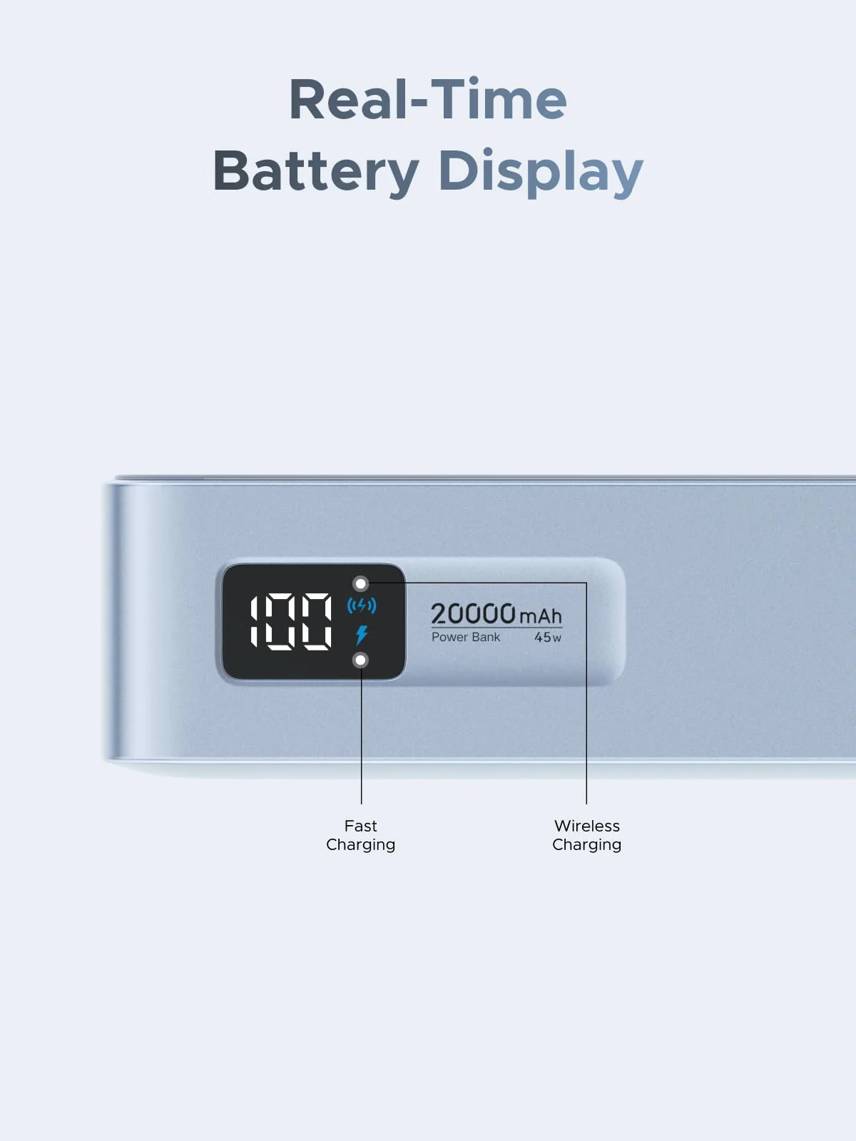 UGREEN MagFlow Magnetic Wireless Power Bank 20000mAh Qi 25W - Image 8