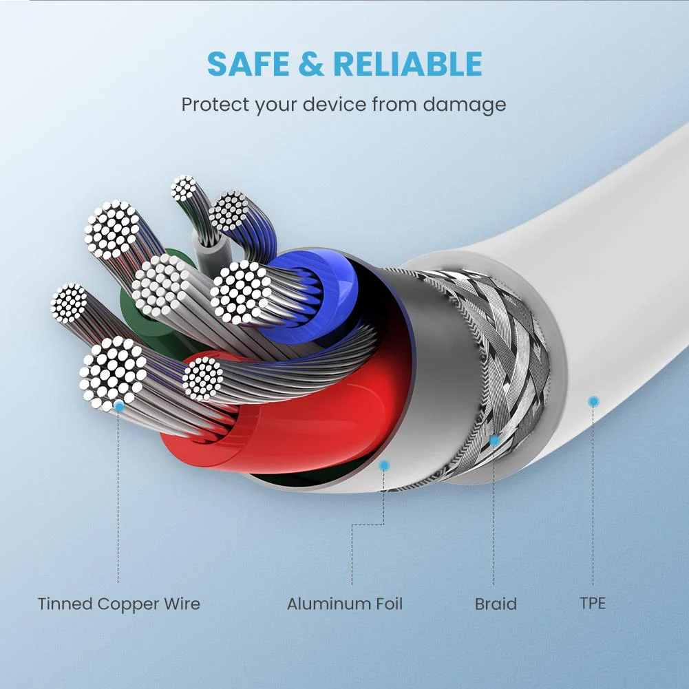 UGREEN MFi USB-C to Lightning Charging Cable - Image 7