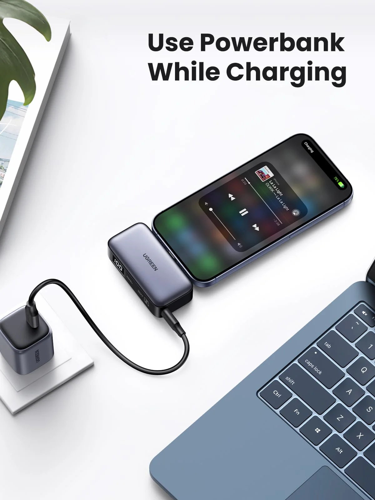 UGREEN Mini 2-Port Power Bank 5000mAh 22.5W - Image 5
