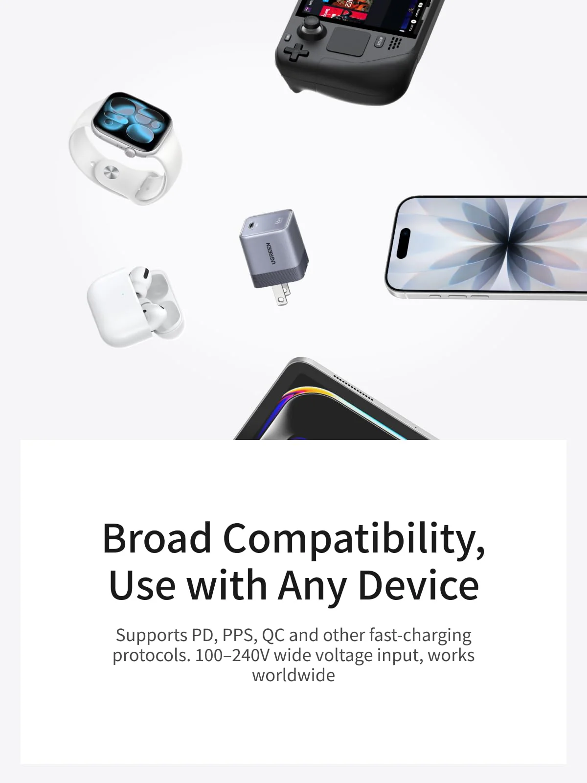 UGREEN Nexode Air USB-C Charger (45W, GaN, Foldable Plug) - Image 9