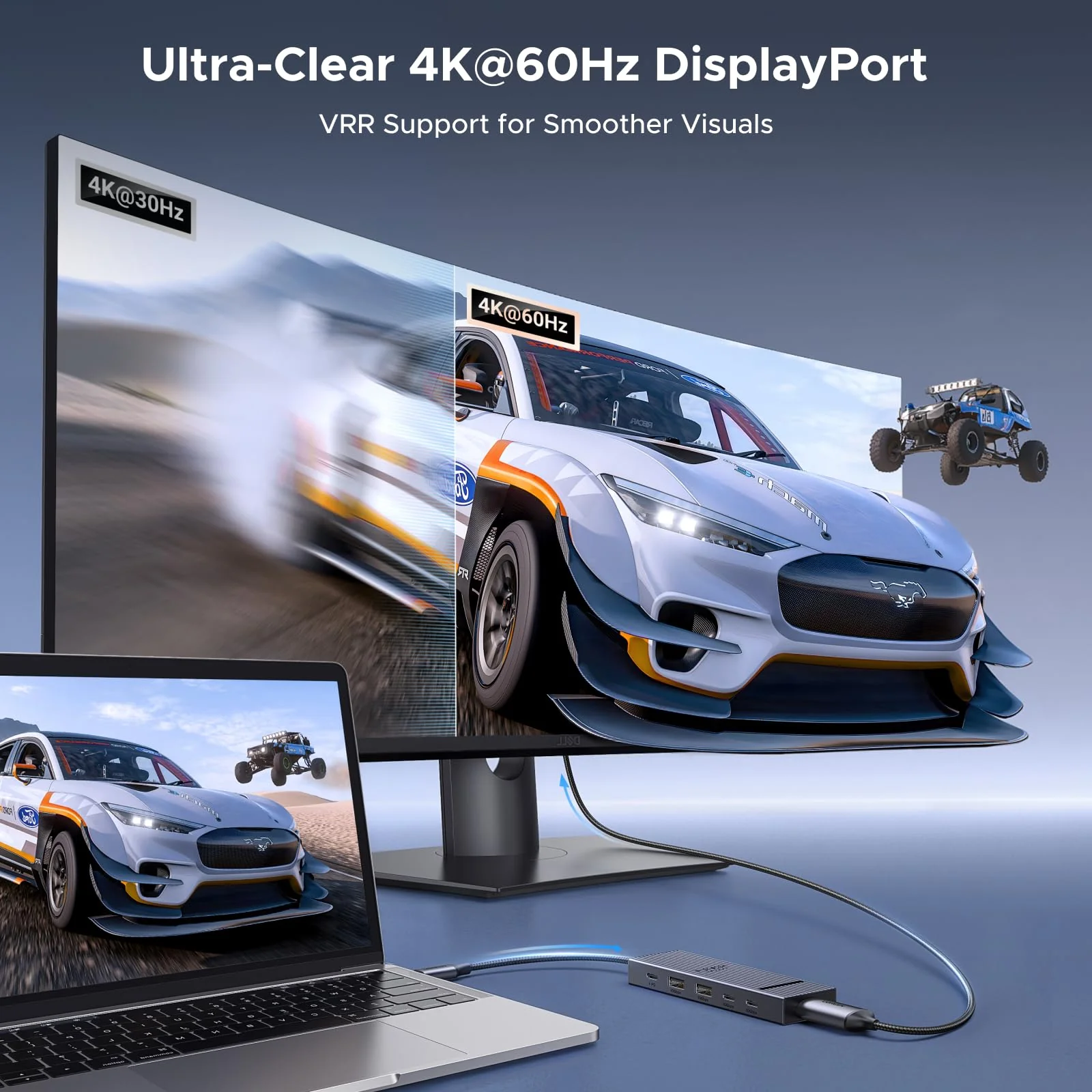 UGREEN Revodok 6-in-1 USB-C Hub with 4K DisplayPort - Image 3