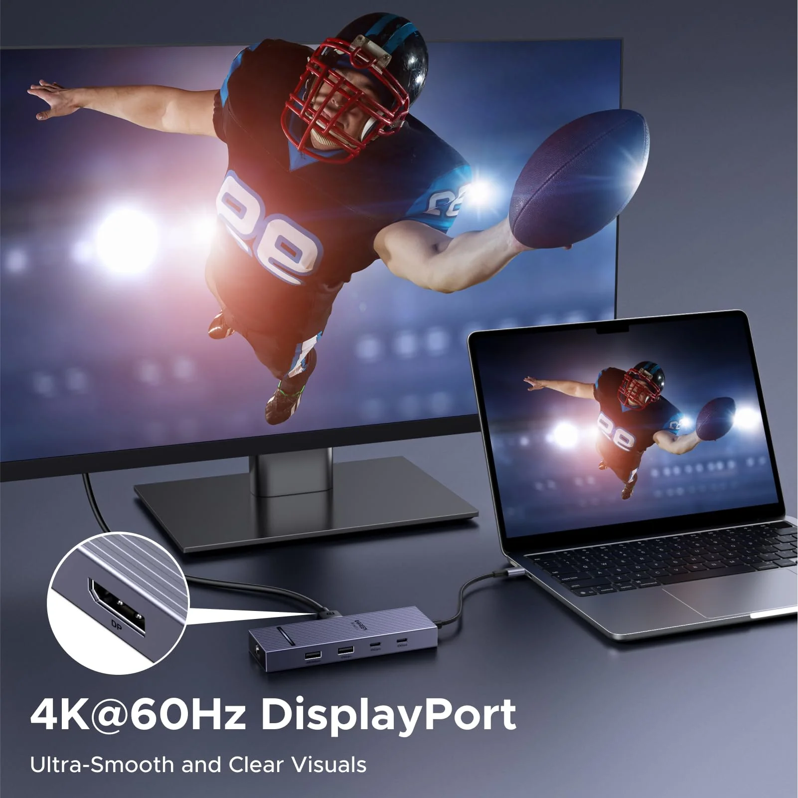 UGREEN Revodok Pro 7-in-1 USB-C Hub with 4K DisplayPort - Image 3
