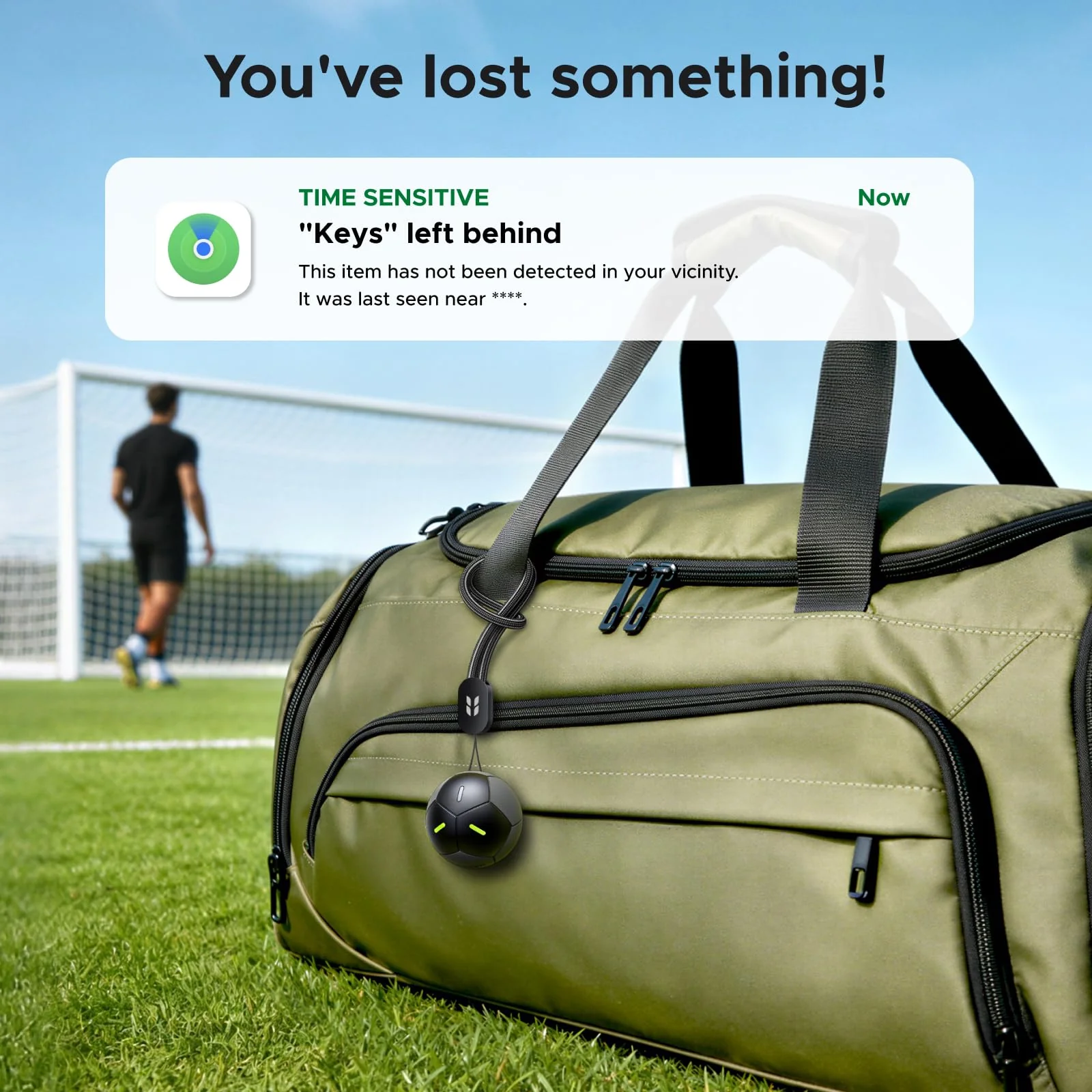 Soccer Ball UGREEN Bluetooth Tracker for Apple Find My - Image 7
