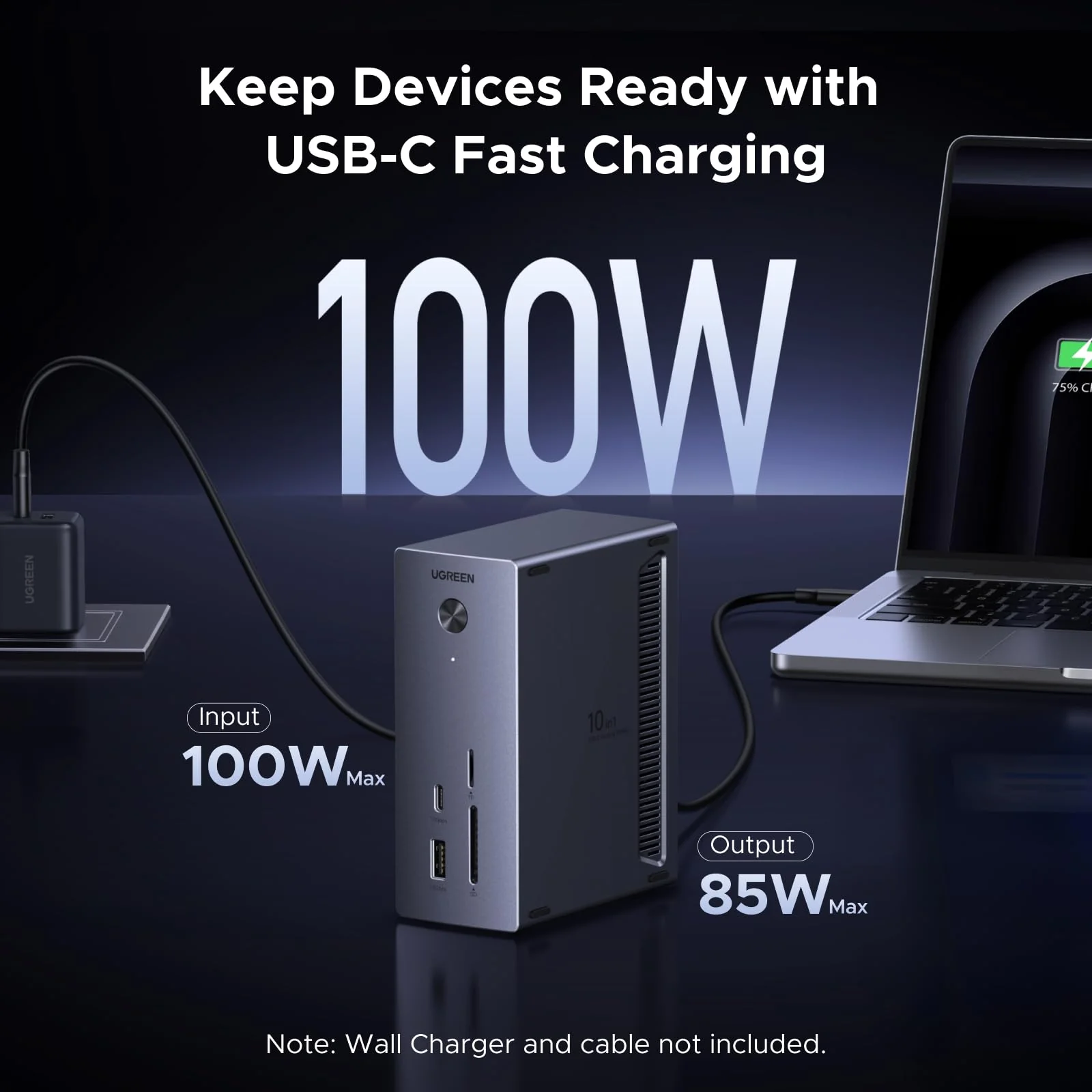 UGREEN 10-in-1 USB-C Hub with SSD Enclosure - 4K HDMI & 100W PD - Image 7