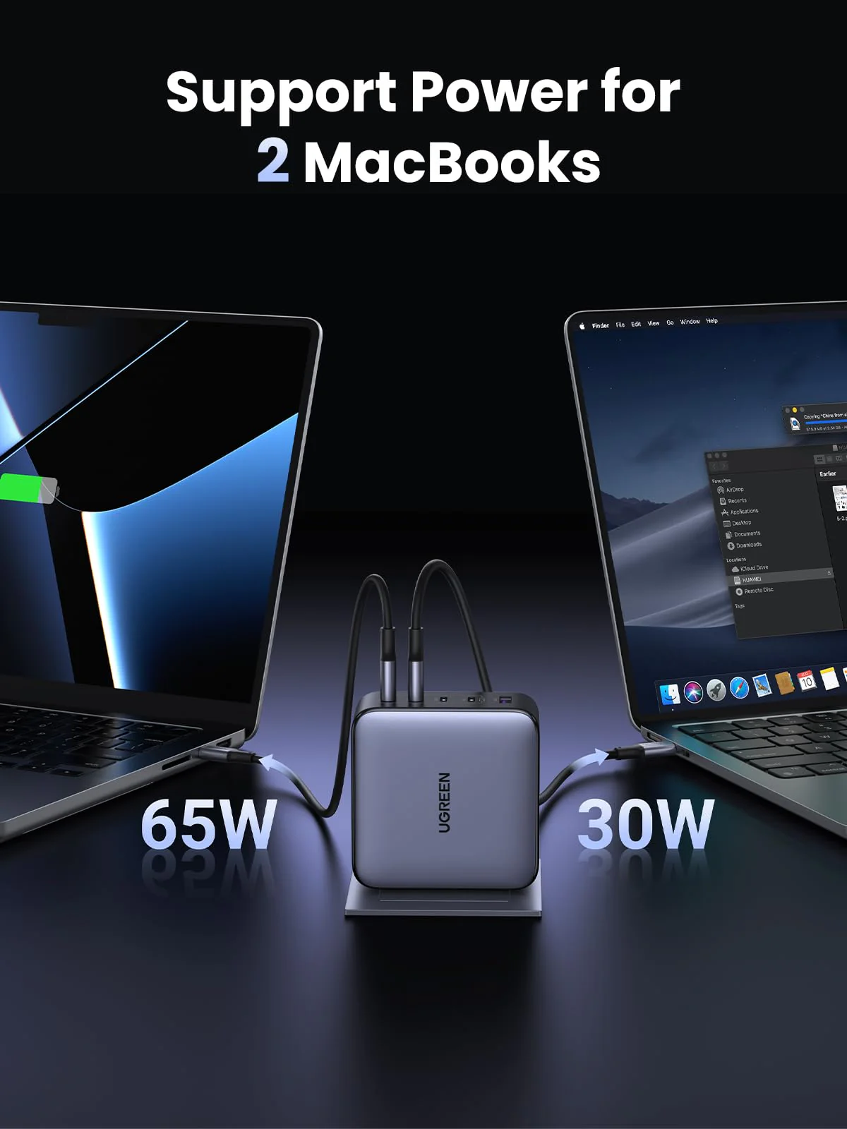 UGREEN Nexode 100W 5-Port USB-C Charger - Image 4