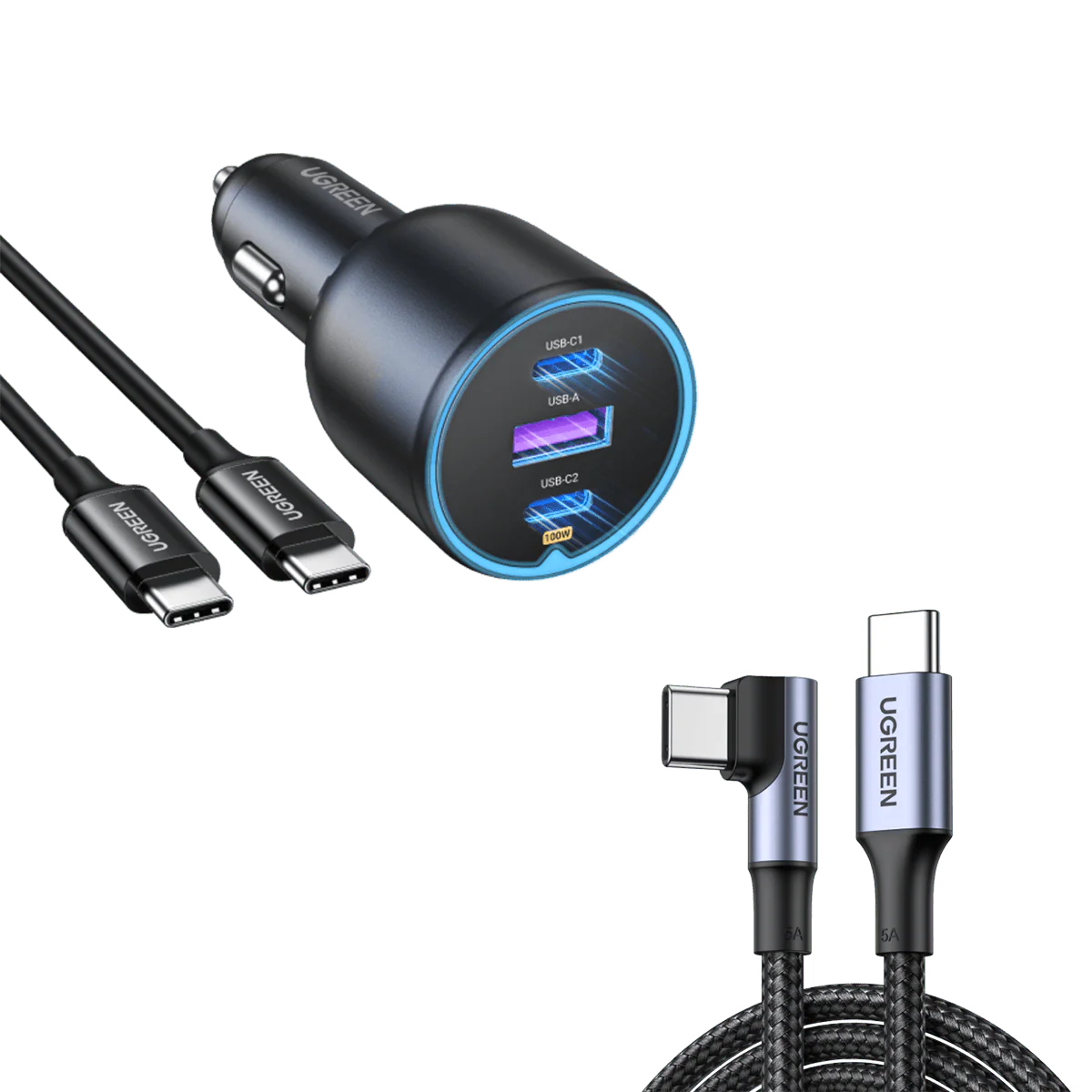 UGREEN 130W USB-C Car Charger - Image 9