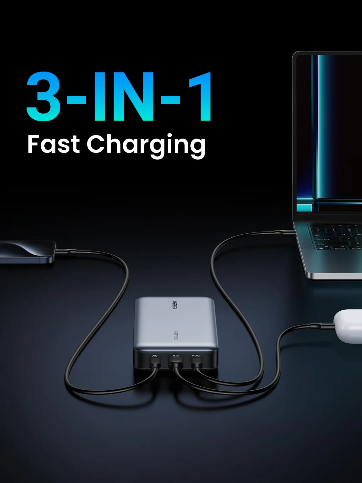UGREEN 145W 25000mAh 3-Port Power Bank - Image 6
