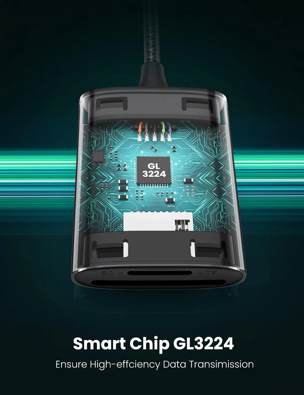UGREEN 2 in 1 USB SD Card Reader - Image 5