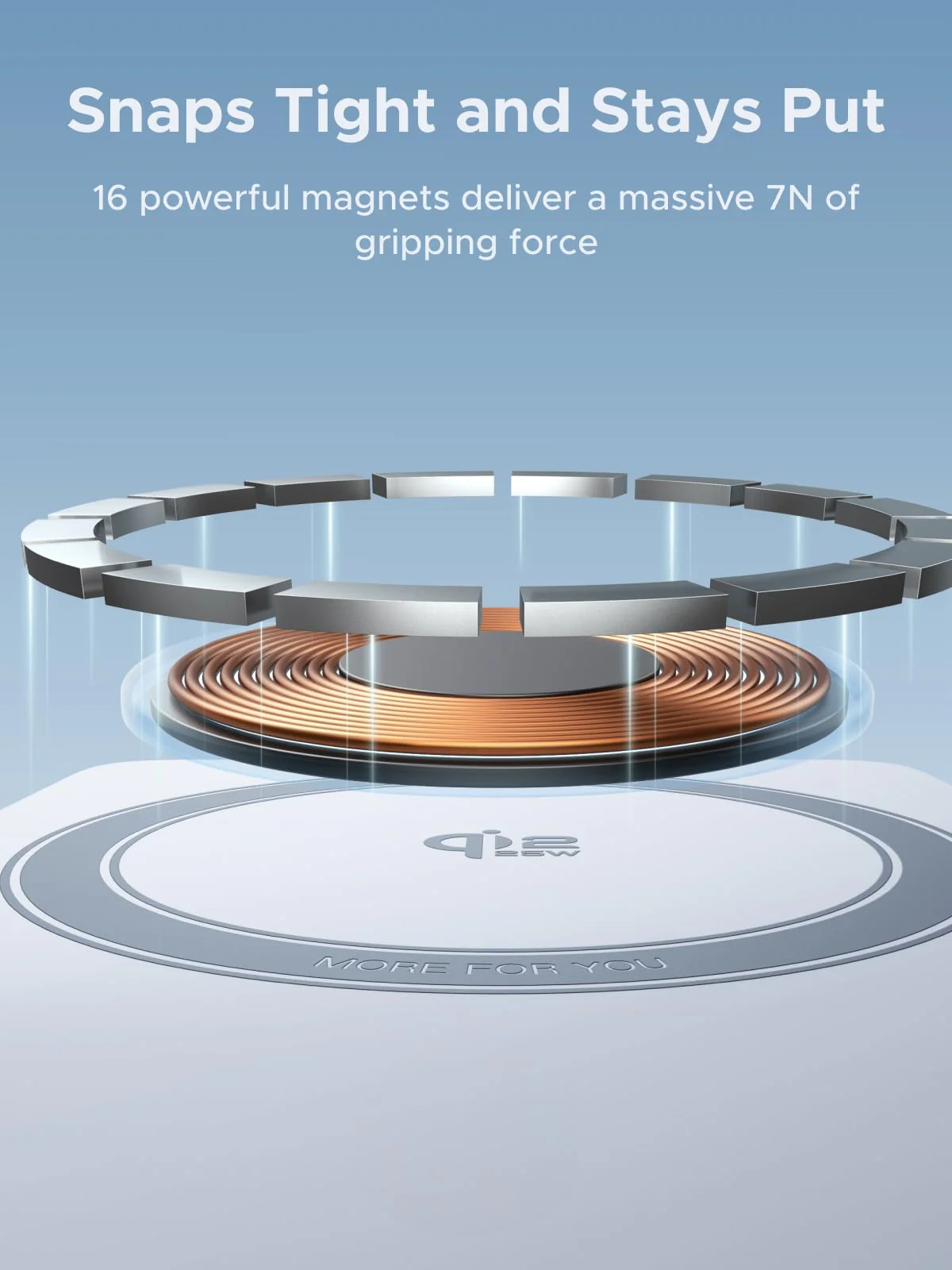 UGREEN MagFlow 3-in-1 Magnetic Wireless Charger (Qi2 25W, MagSafe-Compatible) - Image 5