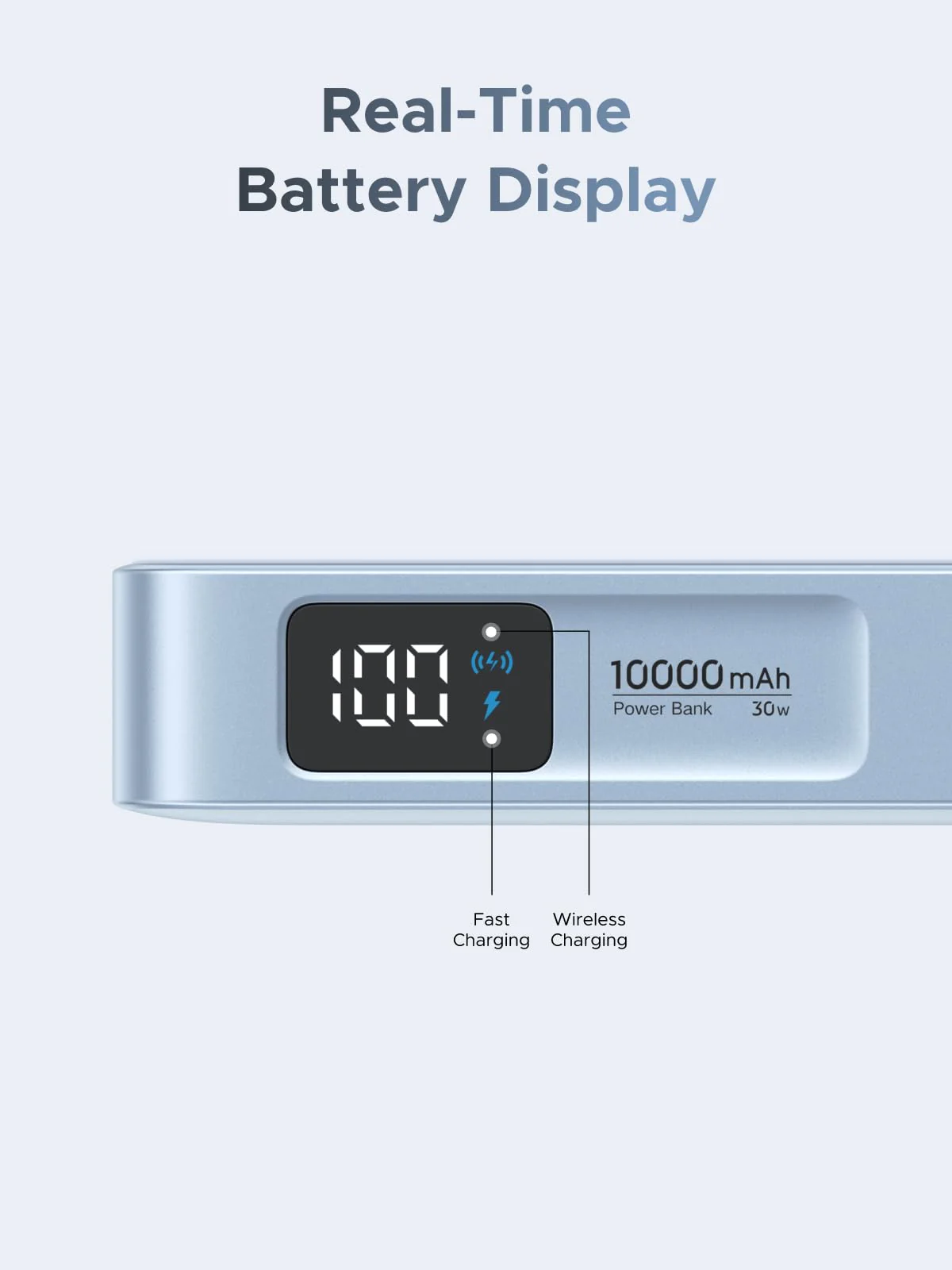 UGREEN MagFlow Magnetic Wireless Power Bank 10000mAh Qi2 25W - Image 8