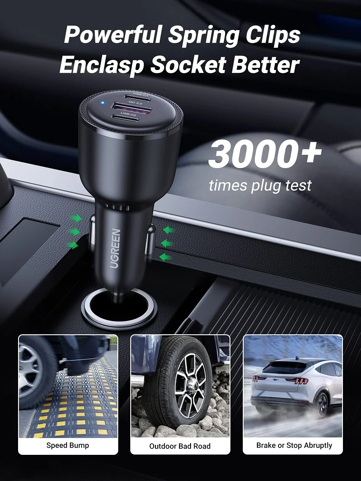 UGREEN 69W USB C Car Charger - Image 7