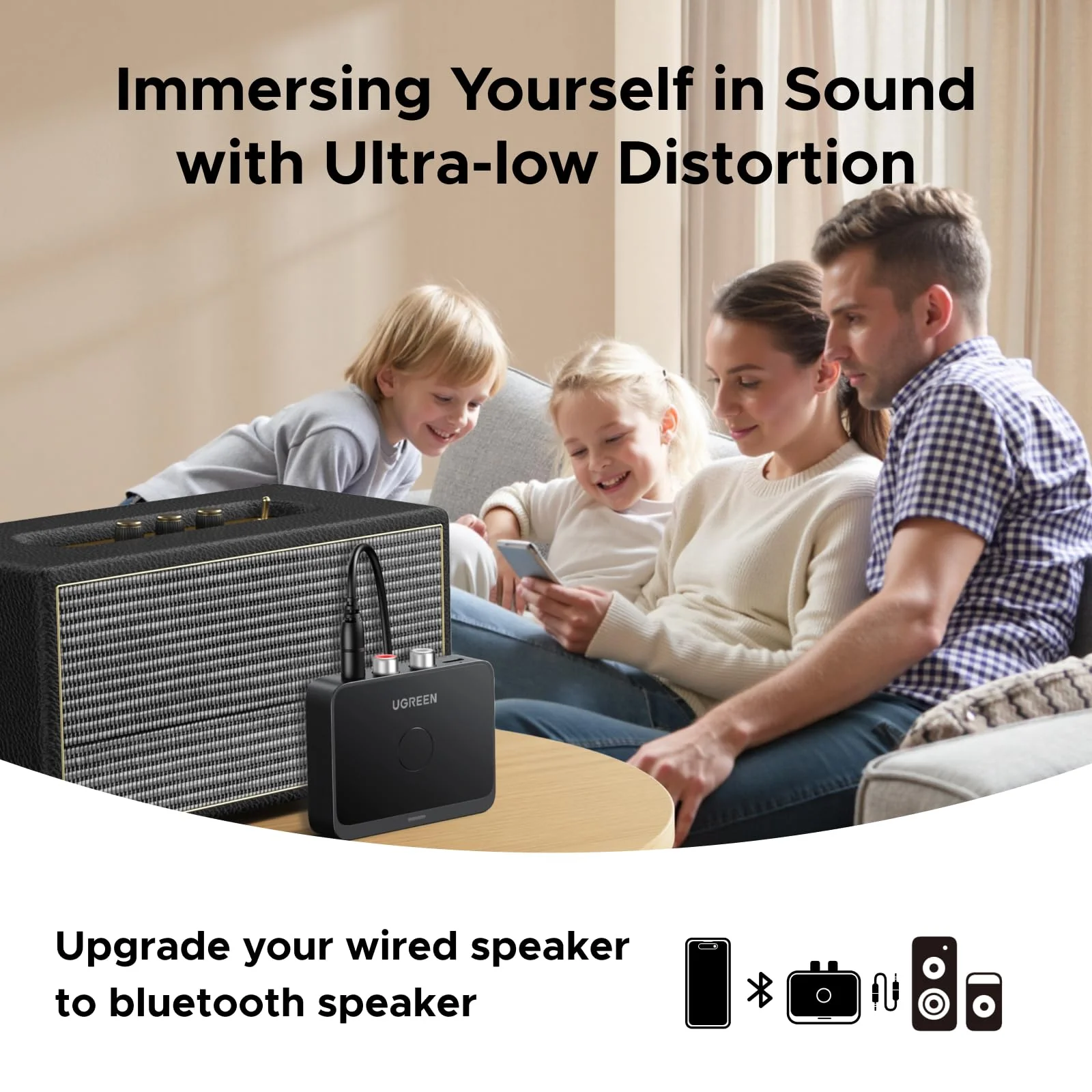 UGREEN Bluetooth 60 Audio Receiver with LDAC - Image 6