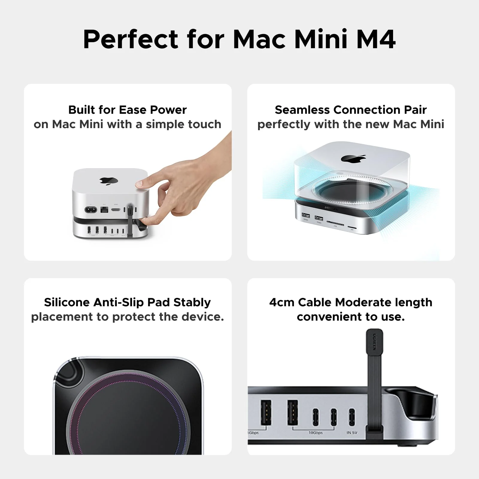UGREEN Mac mini 11-in-1 Docking Station with SSD Expansion - Image 5