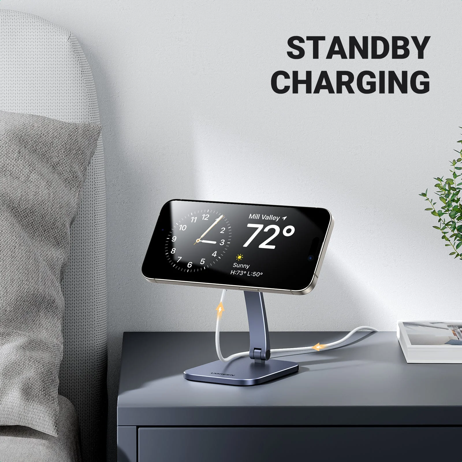 UGREEN MagSafe Foldable Charging Phone Stand - Image 4