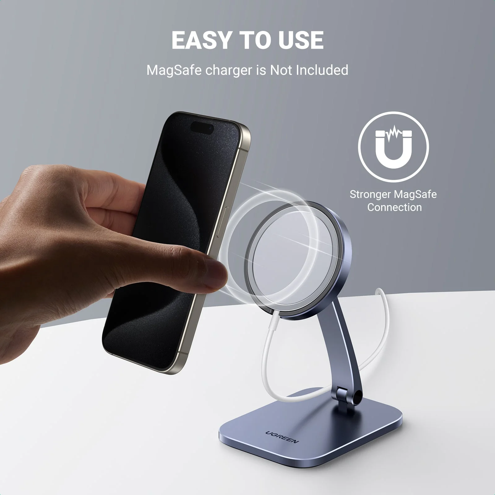 UGREEN MagSafe Foldable Charging Phone Stand - Image 6