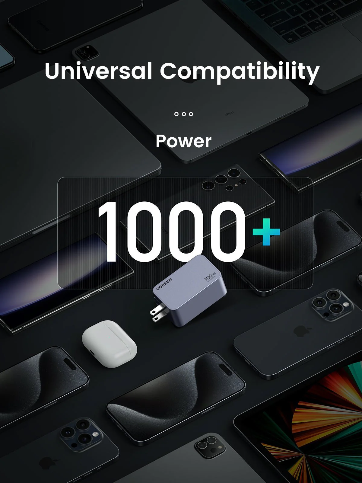 UGREEN Nexode Pro 100W 3-Port Charger - Image 9
