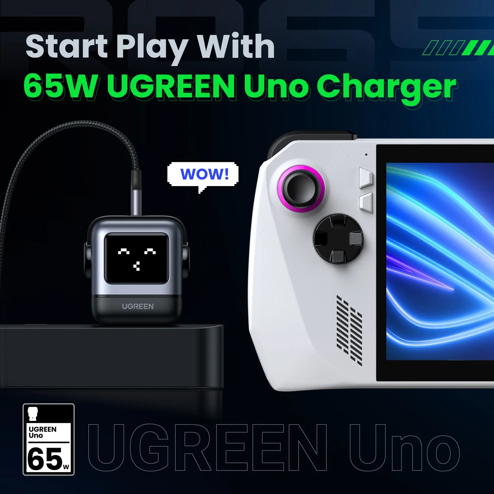 UGREEN Uno 65W 3-Port Charger - Image 12