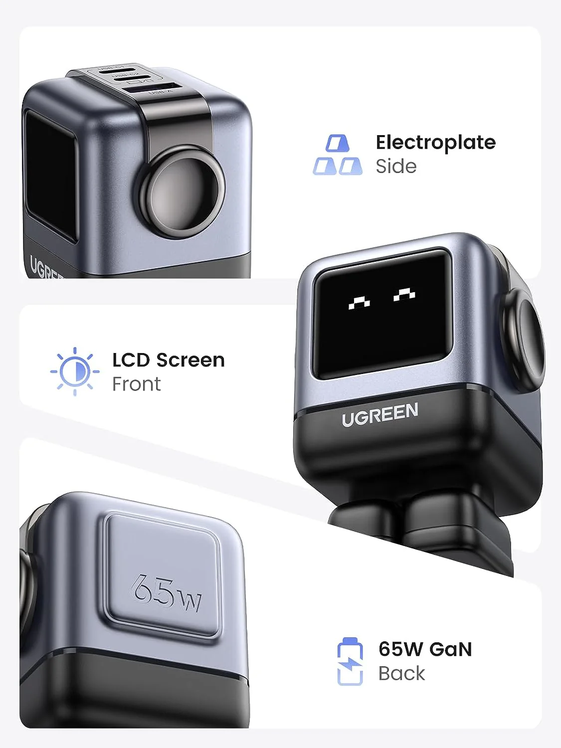 UGREEN Uno Charger 65W Bundle (Black) - Image 6