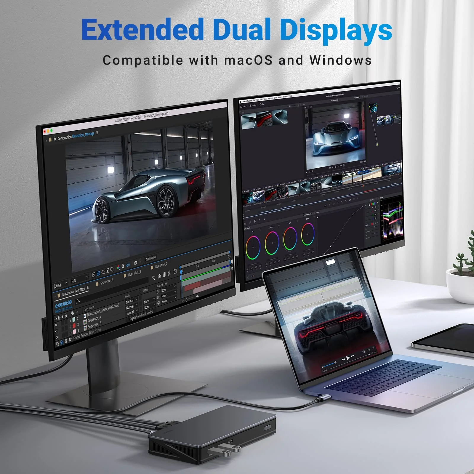 UGREEN Revodok Pro 9-in-1 4K Multi-Display Docking Station - Image 6