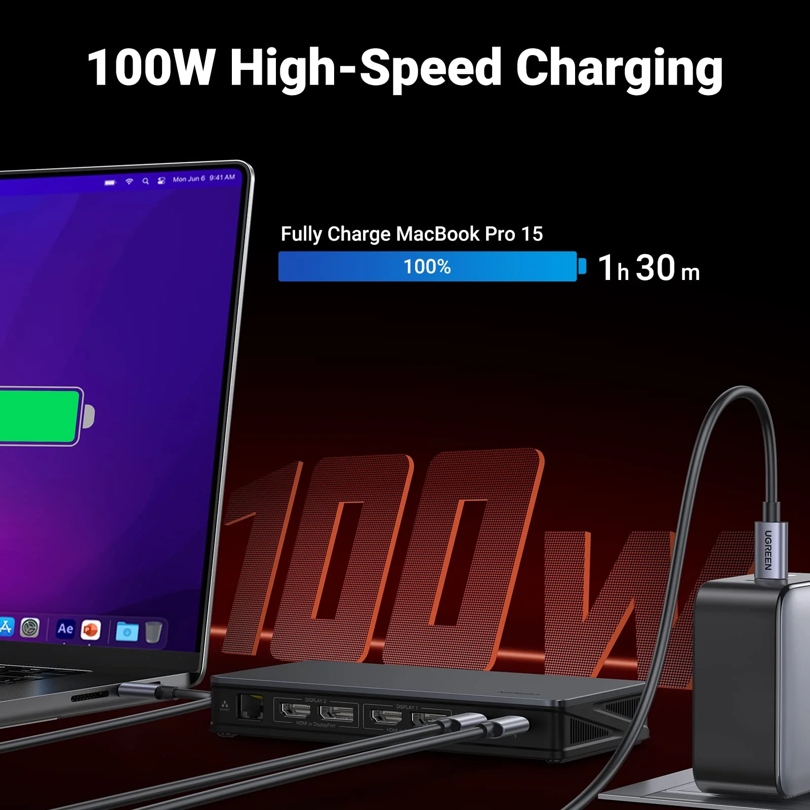 UGREEN Revodok Pro 9-in-1 4K Multi-Display Docking Station - Image 7