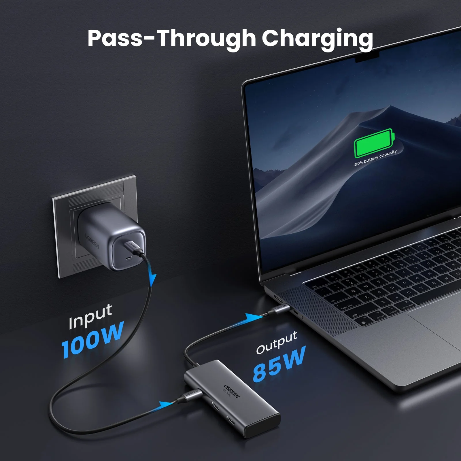 UGREEN Revodok 206 6 in 1 USB-C Hub - Image 5