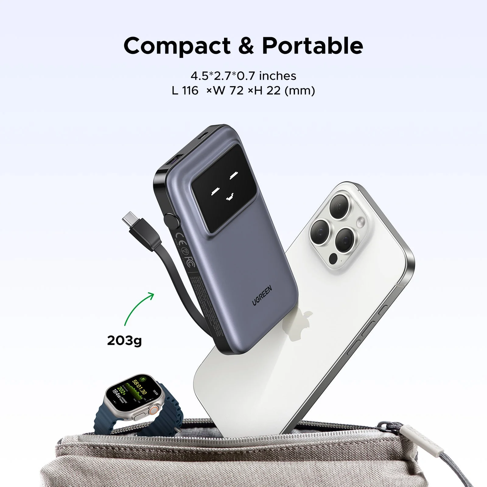UGREEN Uno Power Bank 10000mAh 30W - Image 6