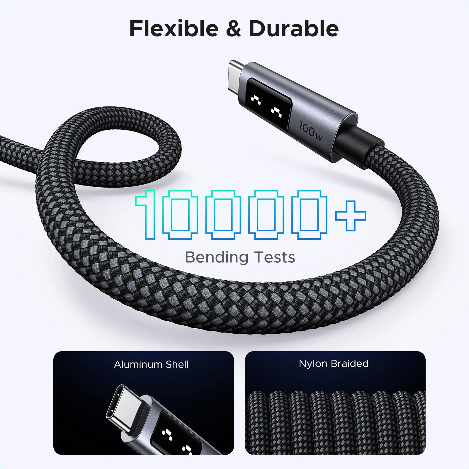 UGREEN Uno USB-C to USB-C Cable 100W - Image 7