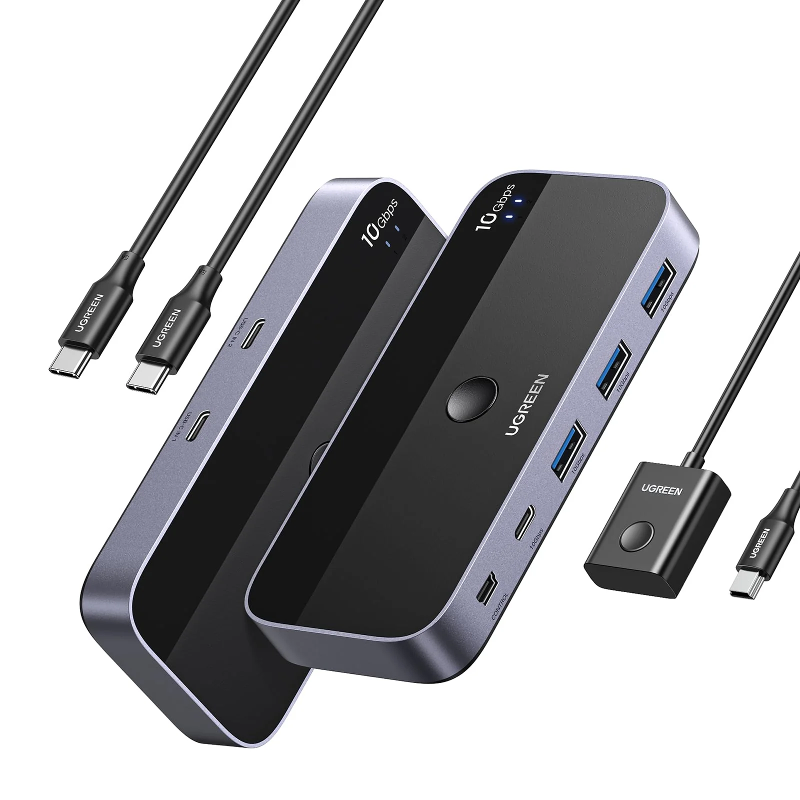 UGREEN USBC Switch - 2-Port, 4 x USB 3.2, 10Gbps Data - Image 8