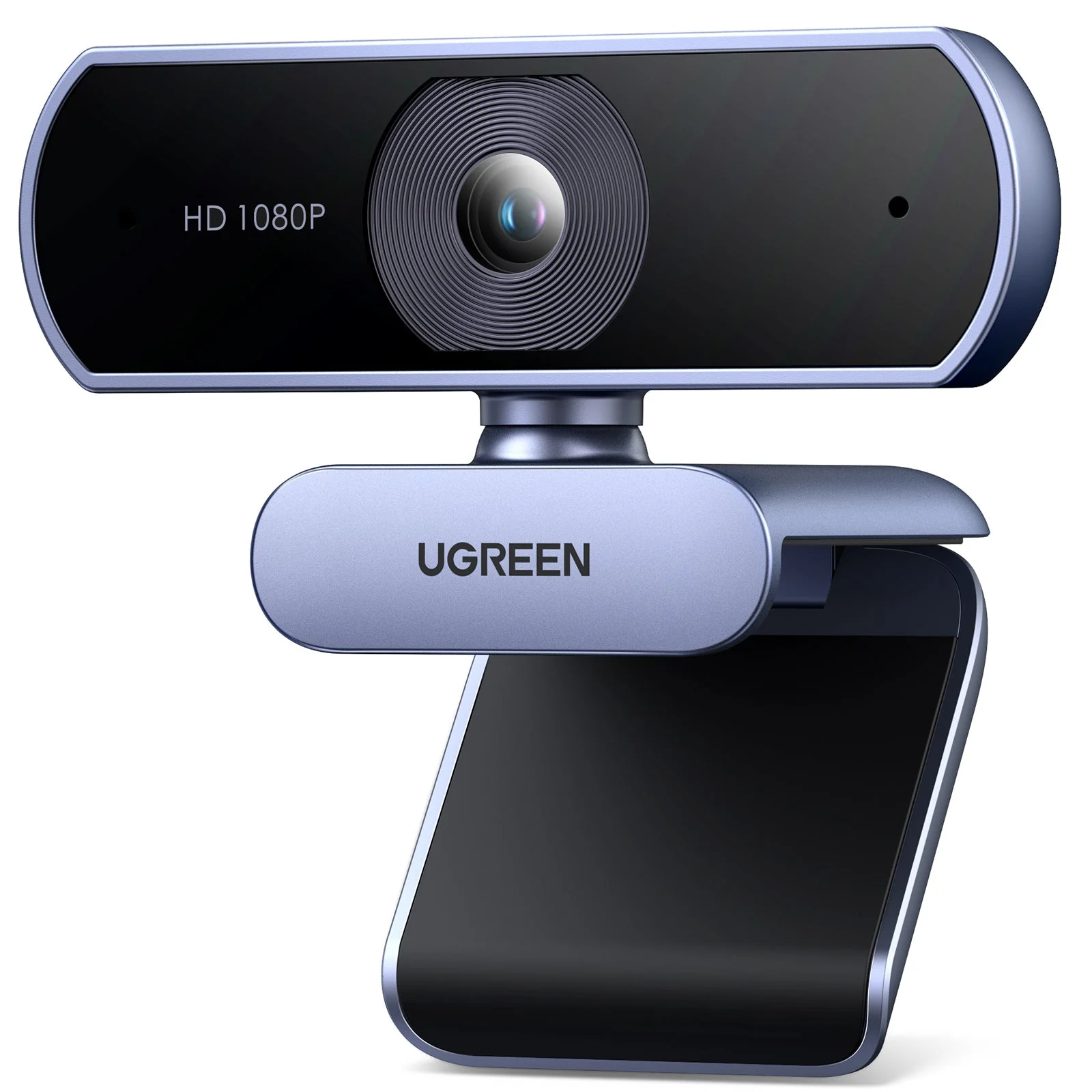 UGREEN Webcam, 1080P@30FPS Web Camera with 2 Noise Canceling Microphones, Plug and Play, Auto Light Correction, 85° View USB Video Webcam - Image 8