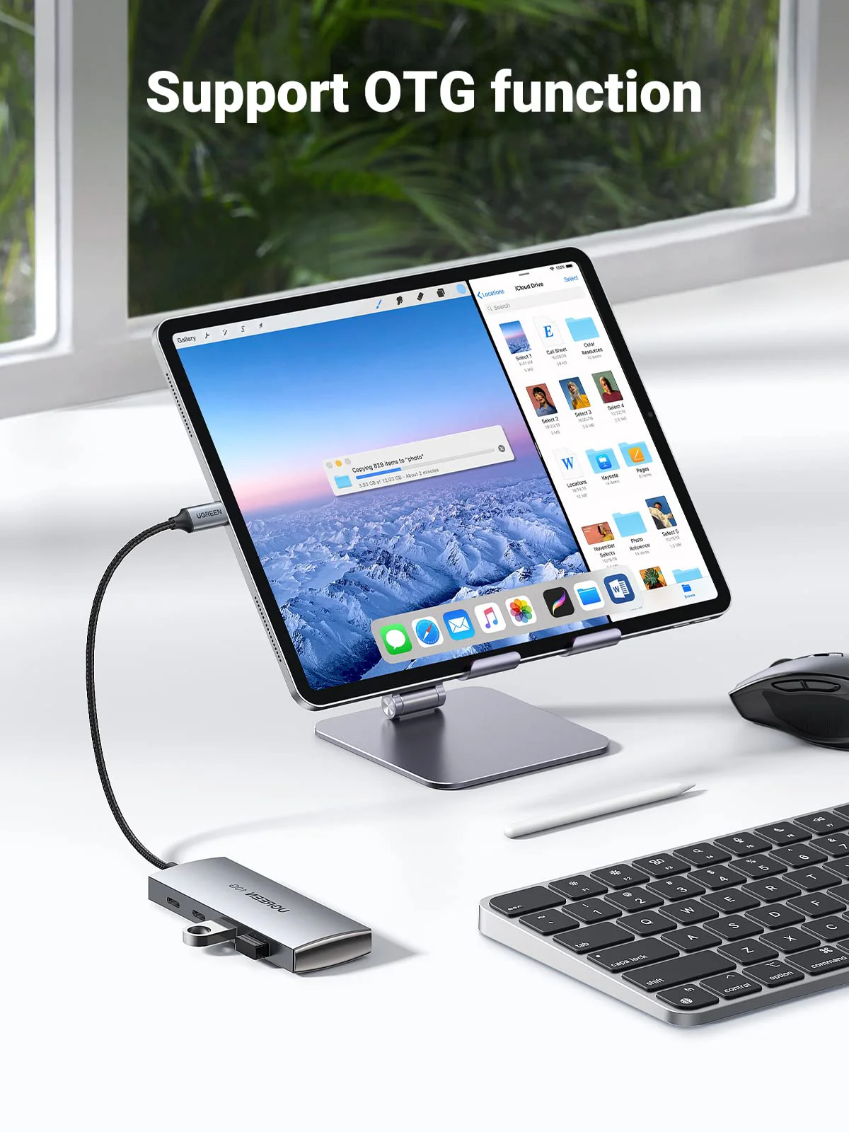 UGREEN USB-C Hub 4-Port USB 3.2 10Gbps Data Hub with 2 USB-C & 2 USB-A - Image 4
